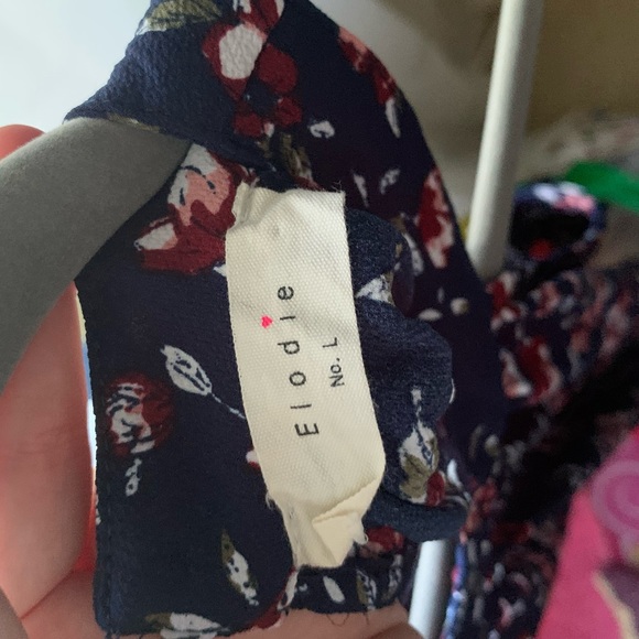 floral flowy tank top - Picture 3 of 4